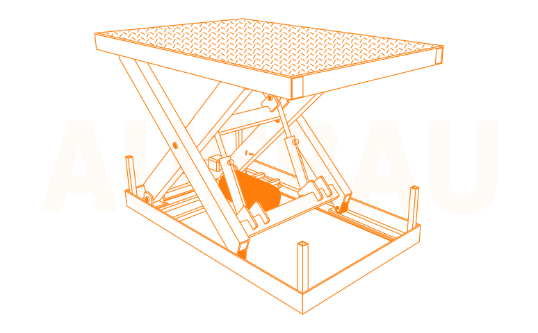 Πλατφόρμα ανύψωσης (scissor lift table) AUSBAU-SL