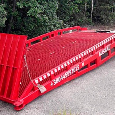 Small mobile ramp for a client in Latvia