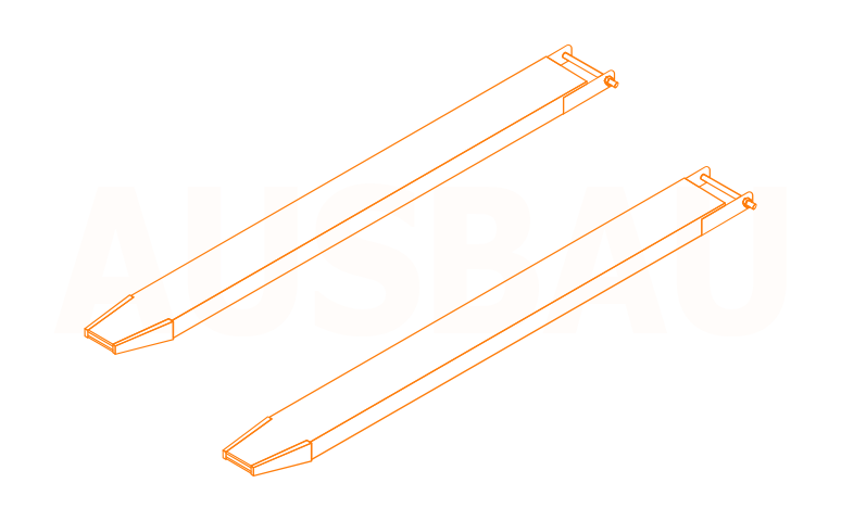 Επέκταση Πηρουνιών (forklift fork extensions) AUSBAU-UV