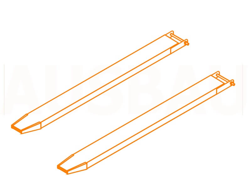 Forklift fork extensions AUSBAU-UV