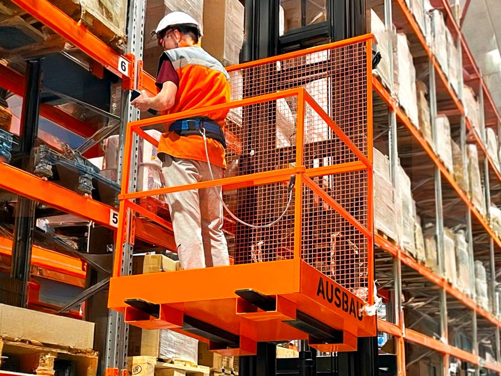 Gabelstapler-Arbeitskorb AUSBAU-WP