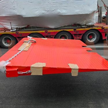 Rampën për ngarkimin e kontejnerëve