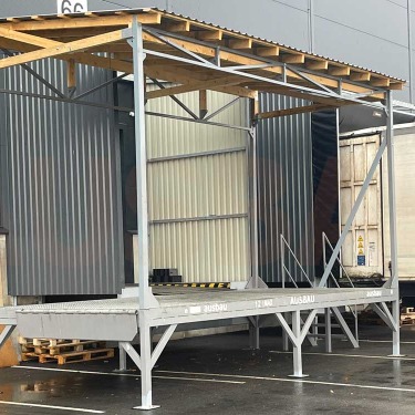 Modular loading dock platform