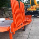 Three-side unloading mobile ramp with additional options was delivered to Germany.