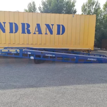 A mobile ramp for a customer in France