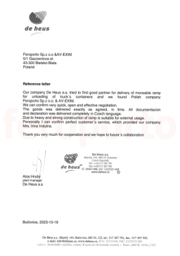 De Heus a.s._Reference_CZ