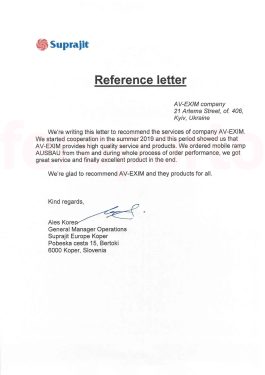 Suprajit_Reference_SL_2019