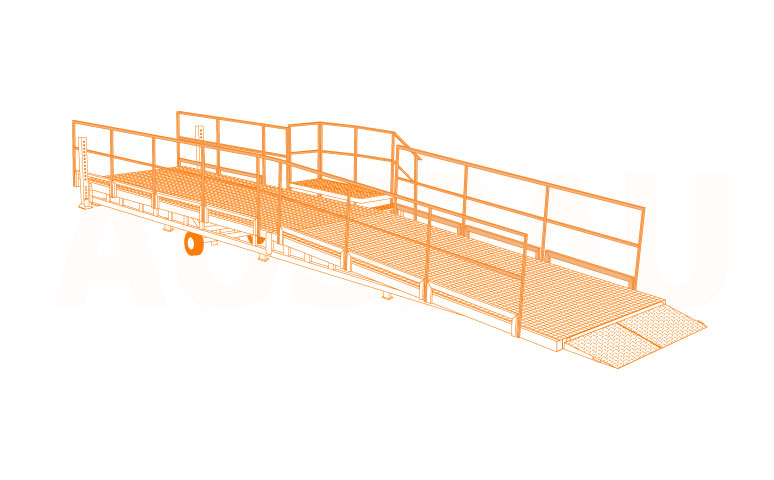 Universal mobile ramp for vans & LCV