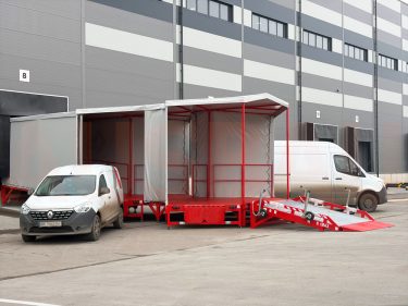Platformë modulare ngarkimi për automjete komerciale